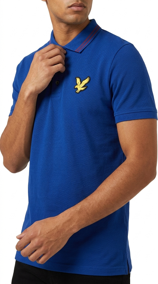 Lyle & Scott x F*ck Yeah Plava Polo Majica