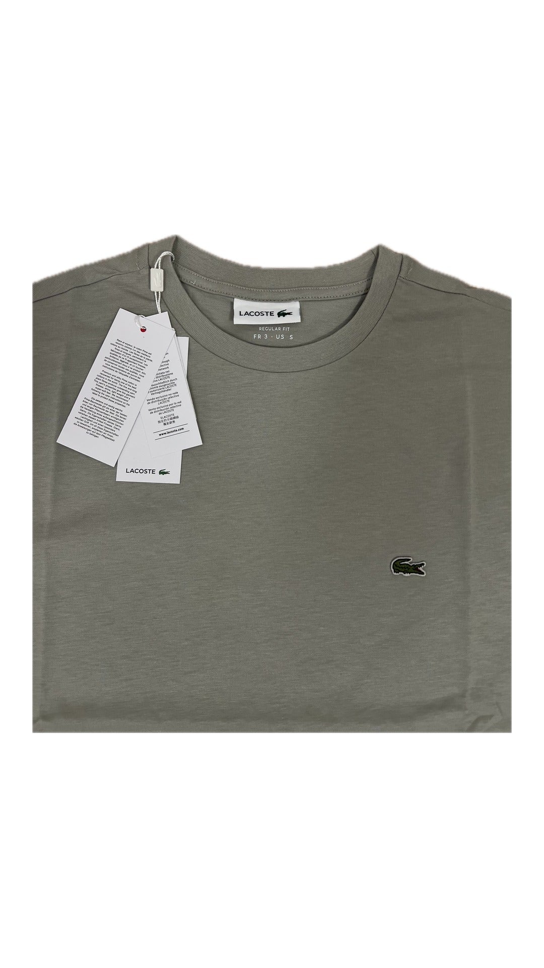 Lacoste Siva Basic Majica sa Krokodilom