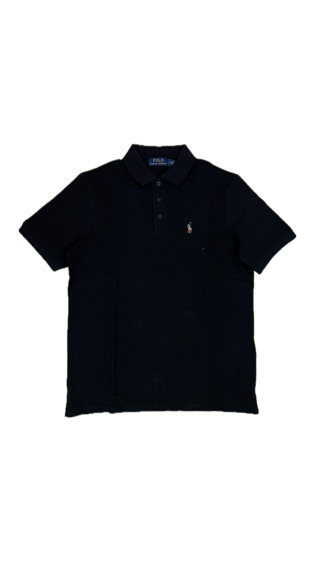 Polo Ralph Lauren Crna Polo Majica sa Multikolor Konjićem