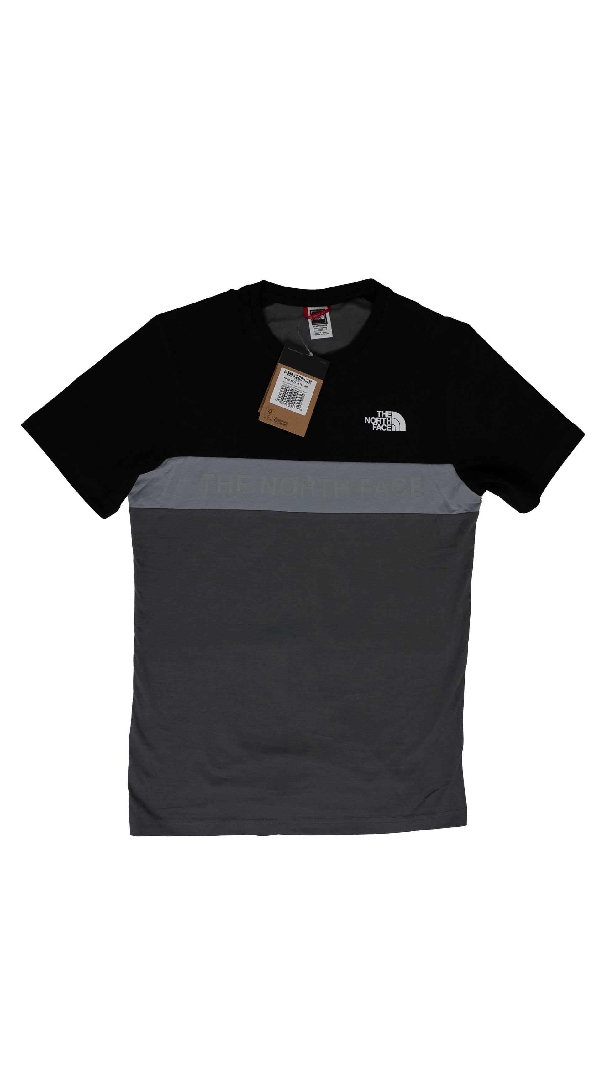 The North Face Siva Majica sa Crnim Detaljima