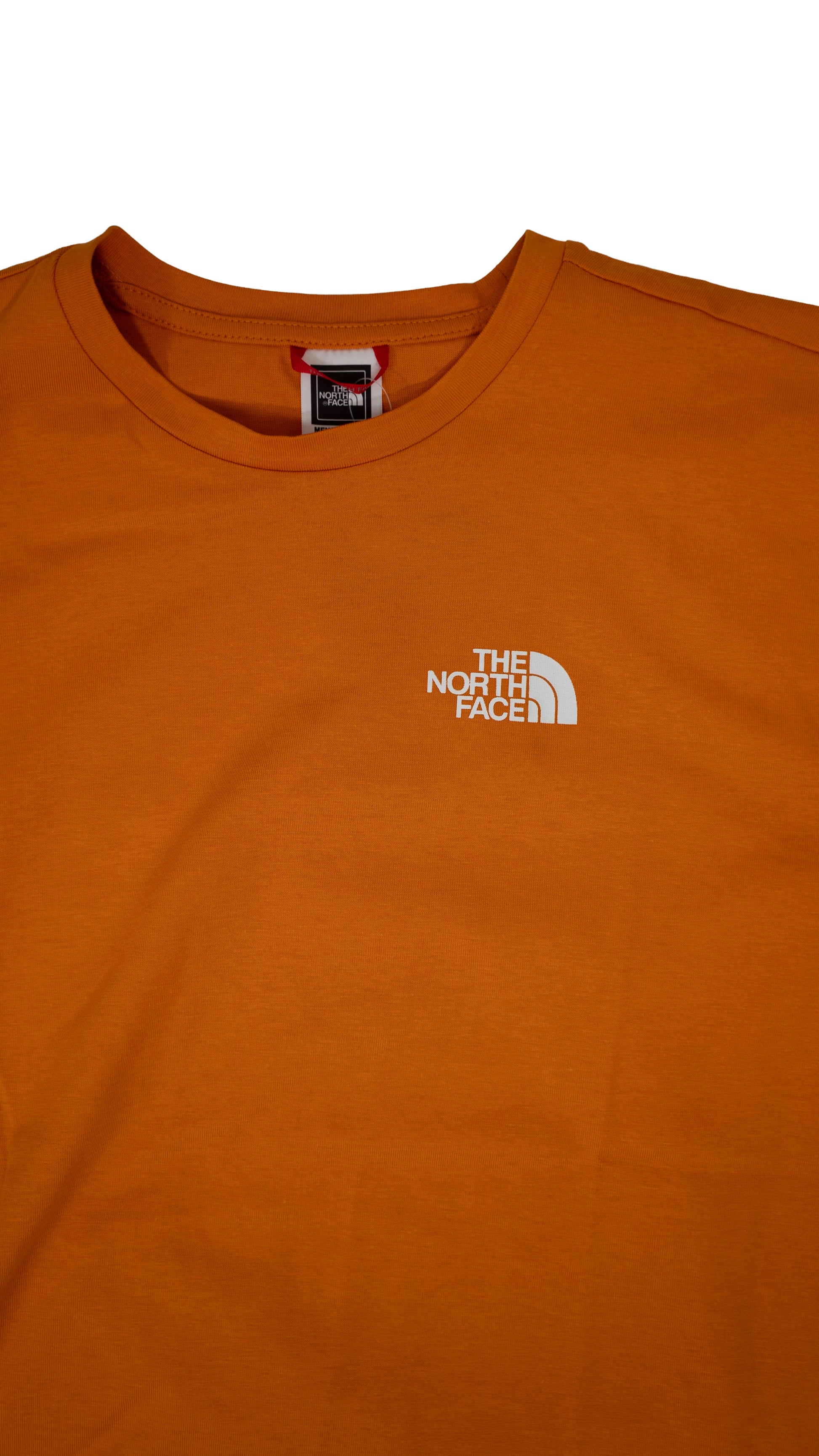 The North Face Narandžasta Majica sa Minimalistic Logom