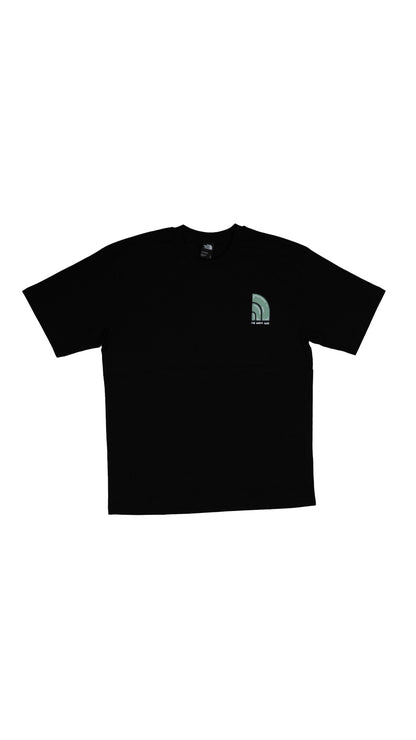 The North Face Crna Majica sa 'Bubble Tee' Logom na Leđima