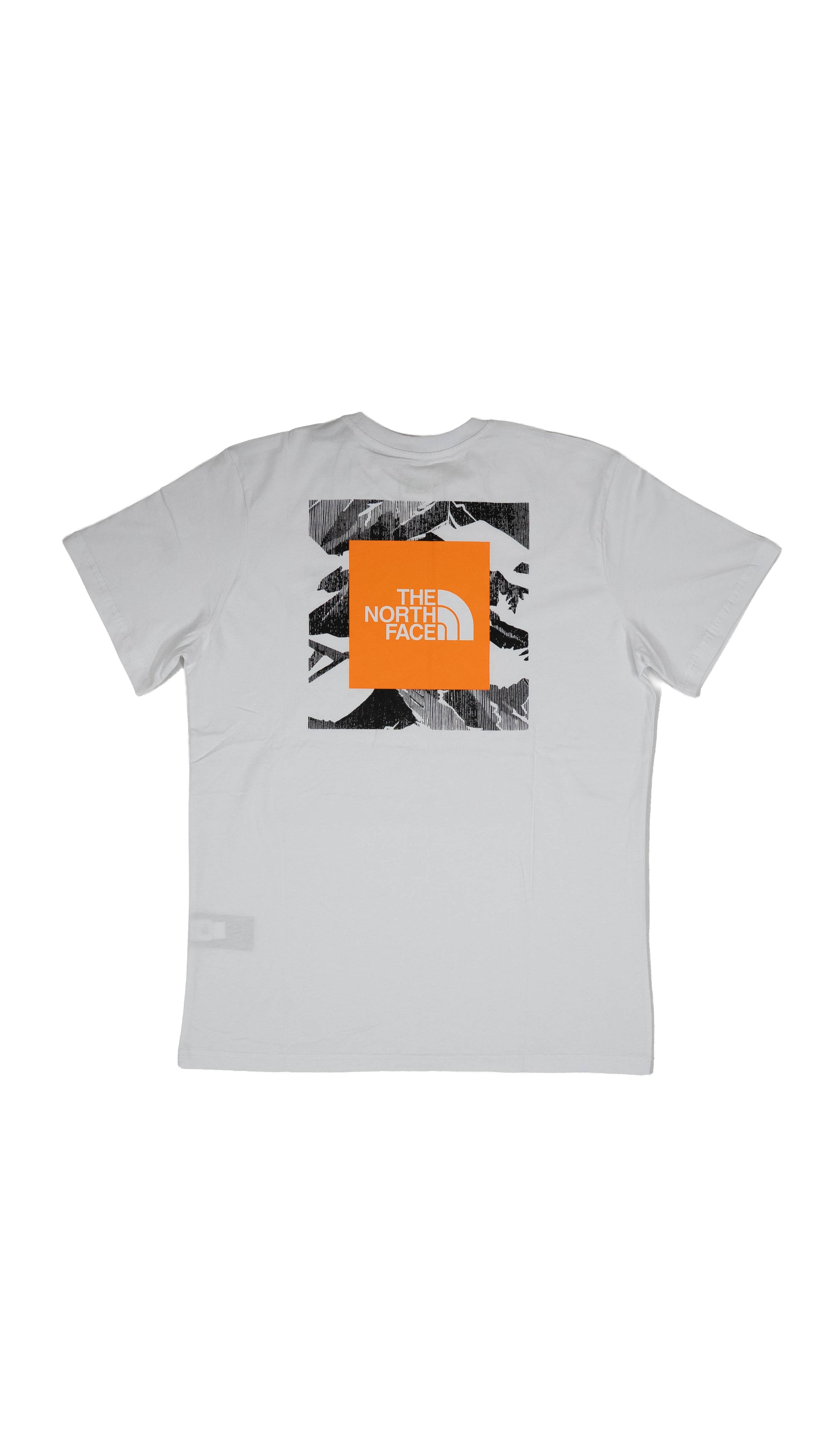 The North Face Bela Majica sa Box Logom na Leđima